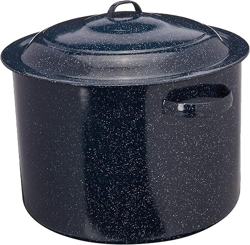 Ball Enamel Water Bath Canner with Rack and 4-Piece Utensil Set