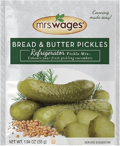 Mrs. Wages Bread & Butter Refrigerator Pickle Mix (12 packets)