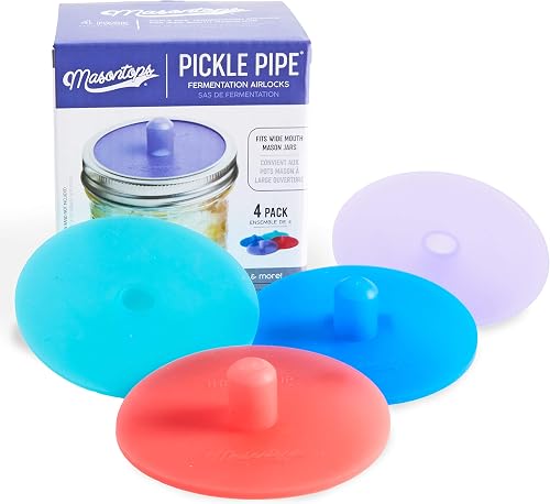 Masontops Pickle Pipes Airlock Lids (Wide Mouth)