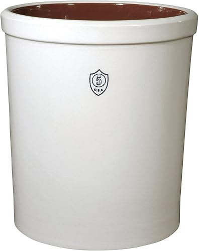 Ohio Stoneware 5-Gallon Fermentation Crock with Lid and Stones